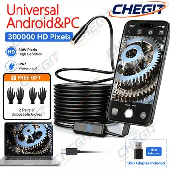 USB Single Lens APP Endoscope Camera Android Mini Car Inspection Camera for Android Waterproof Pipeline Borescope Type C 1