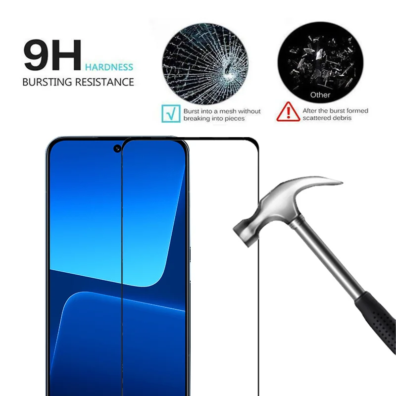 for xiaomi 13 cristal,for xiaomi-13 redmi note 11 screen protector redmi note 12 tempered glass xiomi 13 phone accessories xiaomi13 mica