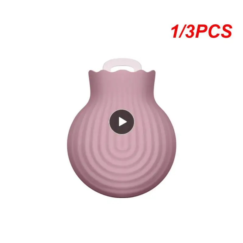 1/3PCS Silicone Winter Hot Water Bottle Student Portable Hand Warmer Can Be Microwave Heated Explosion-proof Children Care Solid