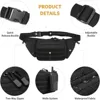 Outdoor tactical multifunctional waist bag men's waist bag nylon shoulder hiking phone bag sports large capacity waist bag 2
