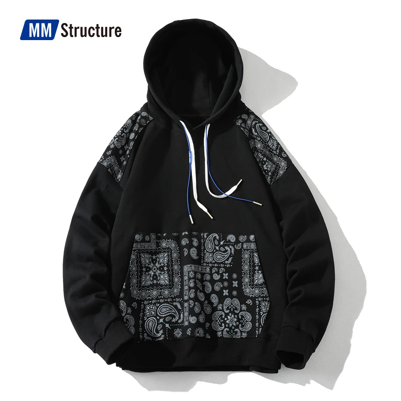 

Оригинальный Повседневный Мужской Хлопковый серый пуловер для подростков, новинка весны 2022, высококачественные Свободные толстовки с принтом