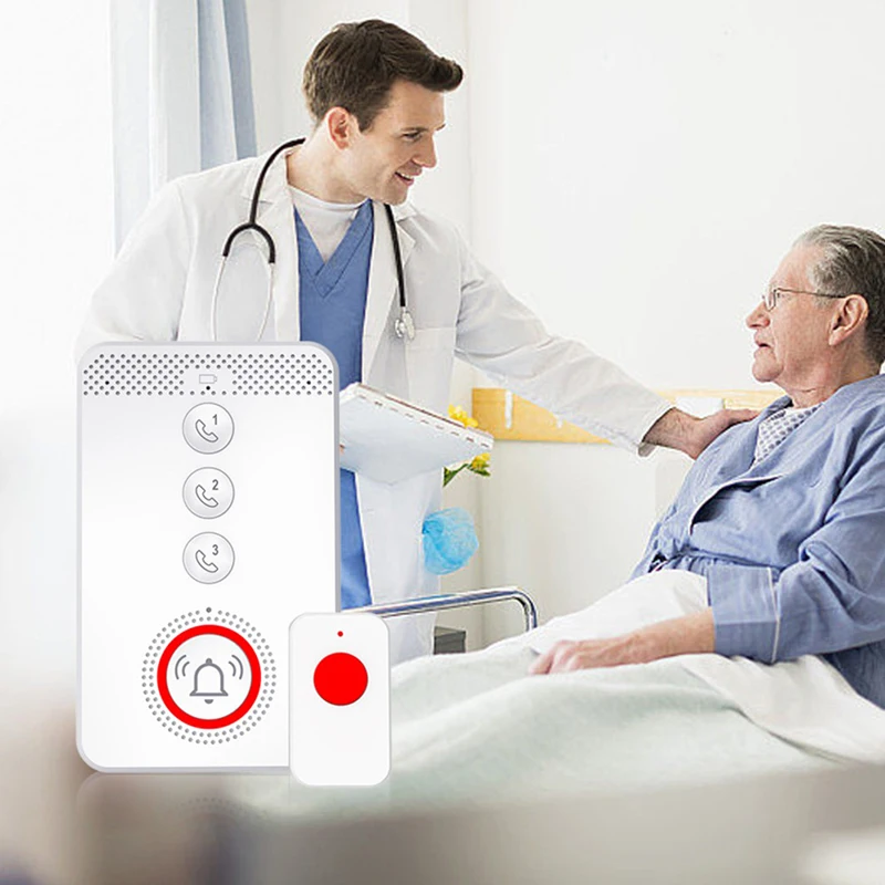 Medical Alert Button 4G LTE GSM Elderly SOS Button Emergency Alarm For Elderly Care