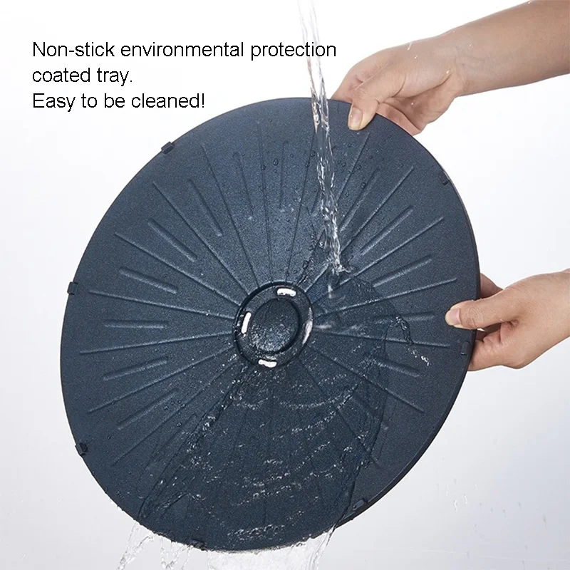 Automatic Rotating Electric Barbecue Oven 3D Infrared Baking Smokeless LCD Display Electric Fry Grill Pan Machine 4