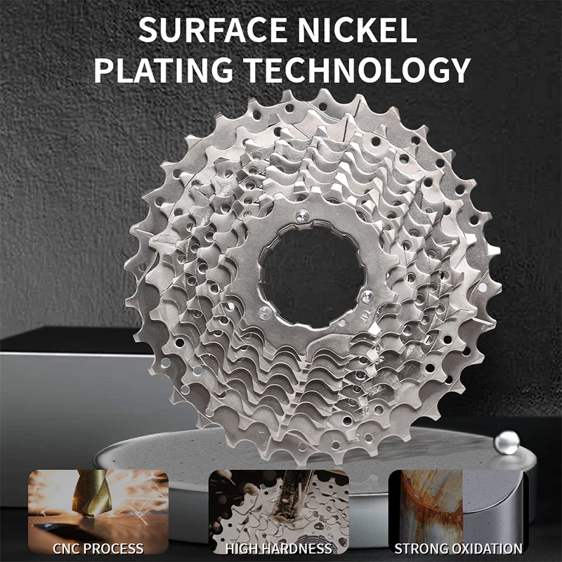 BUCKLOS Bicycle Cassette MTB Road Bicycle Flywheel 8/9/10/11/12Speed Freewheel HG Structure for Shimano 11 Speed Bike Parts