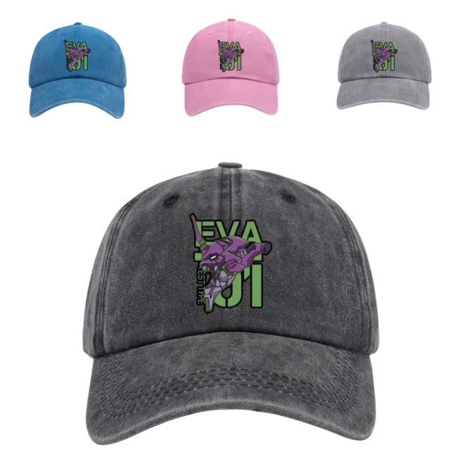 Neon Genesis Evangelion cute cartoon first machine animation peripheral men and women new duck tongue baseball hat festival gift