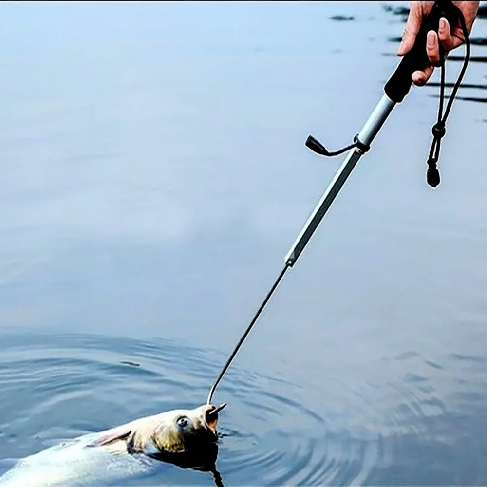 Gaffer Sportfshng Alumnum Fsh Gaff Wth Sharp Stanless Steel Fshng