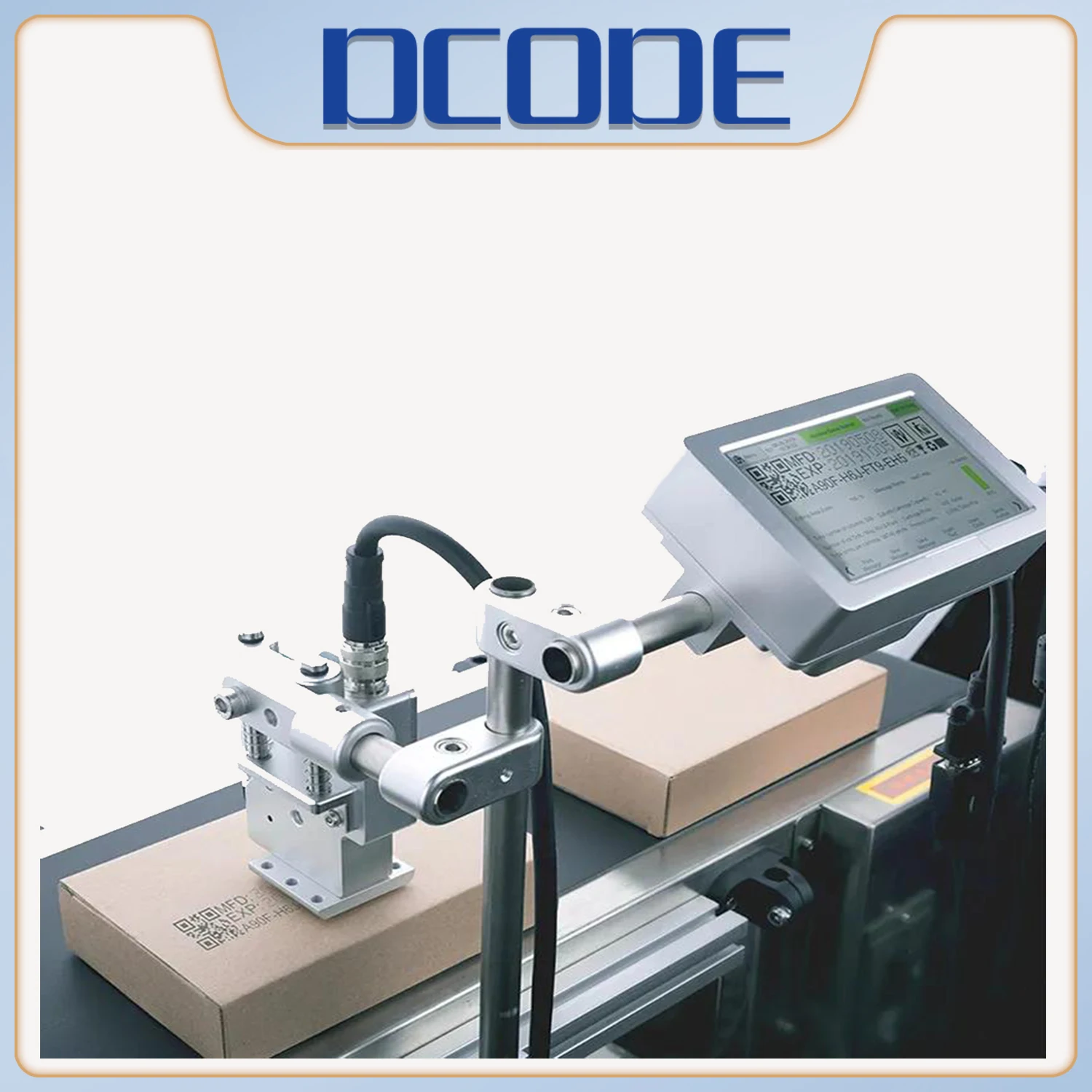 DC190T Automatic Online Thermal Inkjet Printer Industrial TIJ Printer Batch Numb