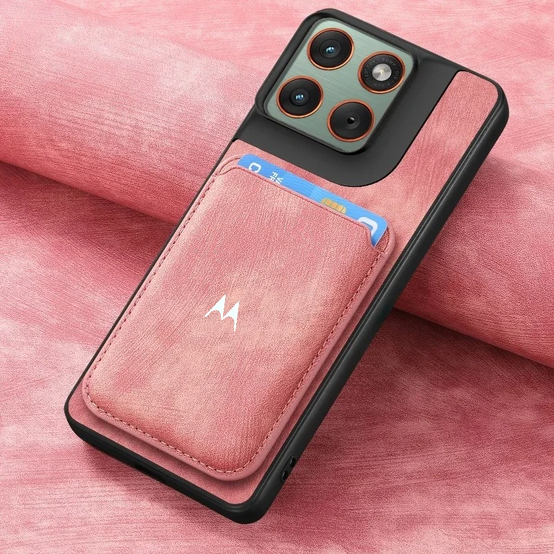 Vintage Magnetic Card Wallet Holder Phone Case with Leather Protective Cover