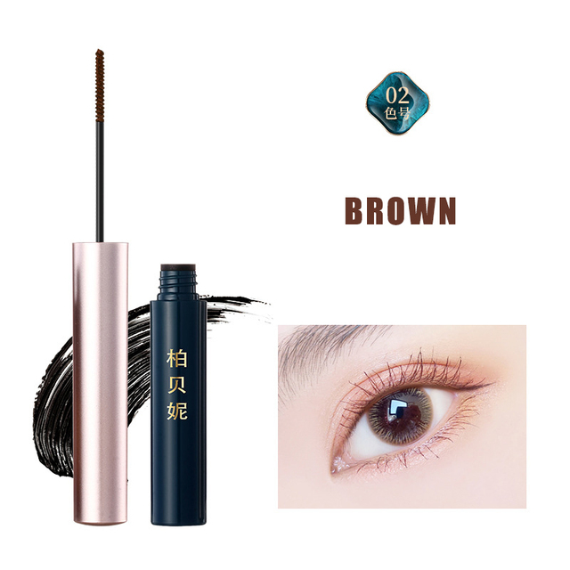 2022 4 Color Mascara Waterproof Fast Dry Long-lasting Curling Lengthening Eye Lashe Blue Pink Brown Party Color Mascara