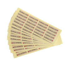 

200 Pcs/lot "Hand made with heart" Kraft Paper Seal Stickers For Handmade Products Diy Bakery Packsge Label Adhesive Sticker