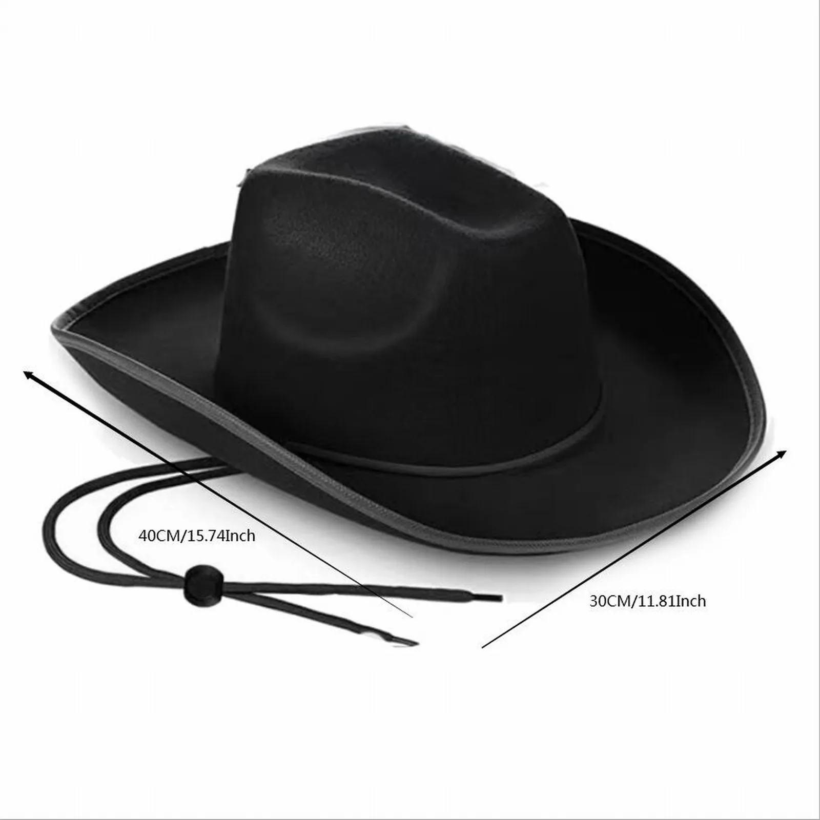 Cowboy Hats For Women Western Cowboy Hat White Wraparound Hat Black Party Solid Color Western Style Top Bonnet Men'S Cosplay cowboy hats cowgirl hats