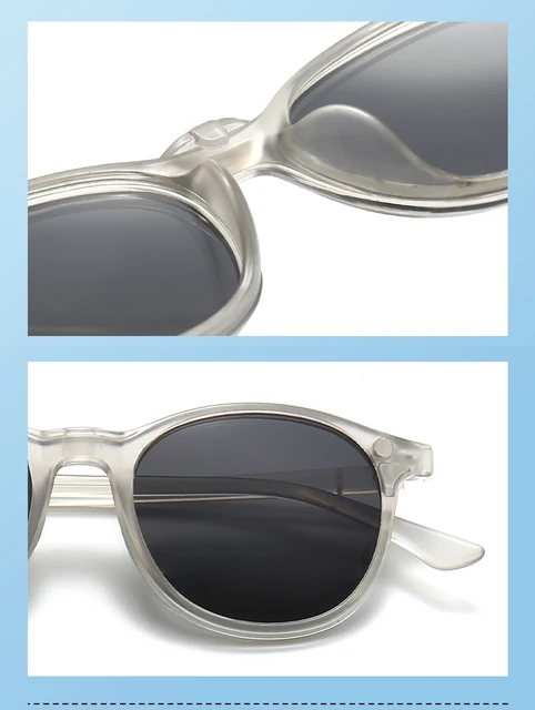 Fancyy ROBOT Clear Transparent Frame with Brown Lens | Modern & Stylish  Sunglasses, For Men &