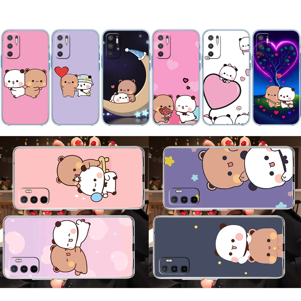 Transparent Protective Phone Case with BUBU DUDU Design