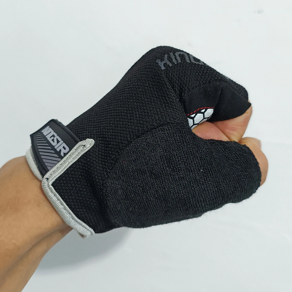 Kingsir MTB Mountain Bike Cycling Gloves Racing Shockproof men women XXL luvas para ciclismo mtb Bicycle Half Finger Gloves Gel 5