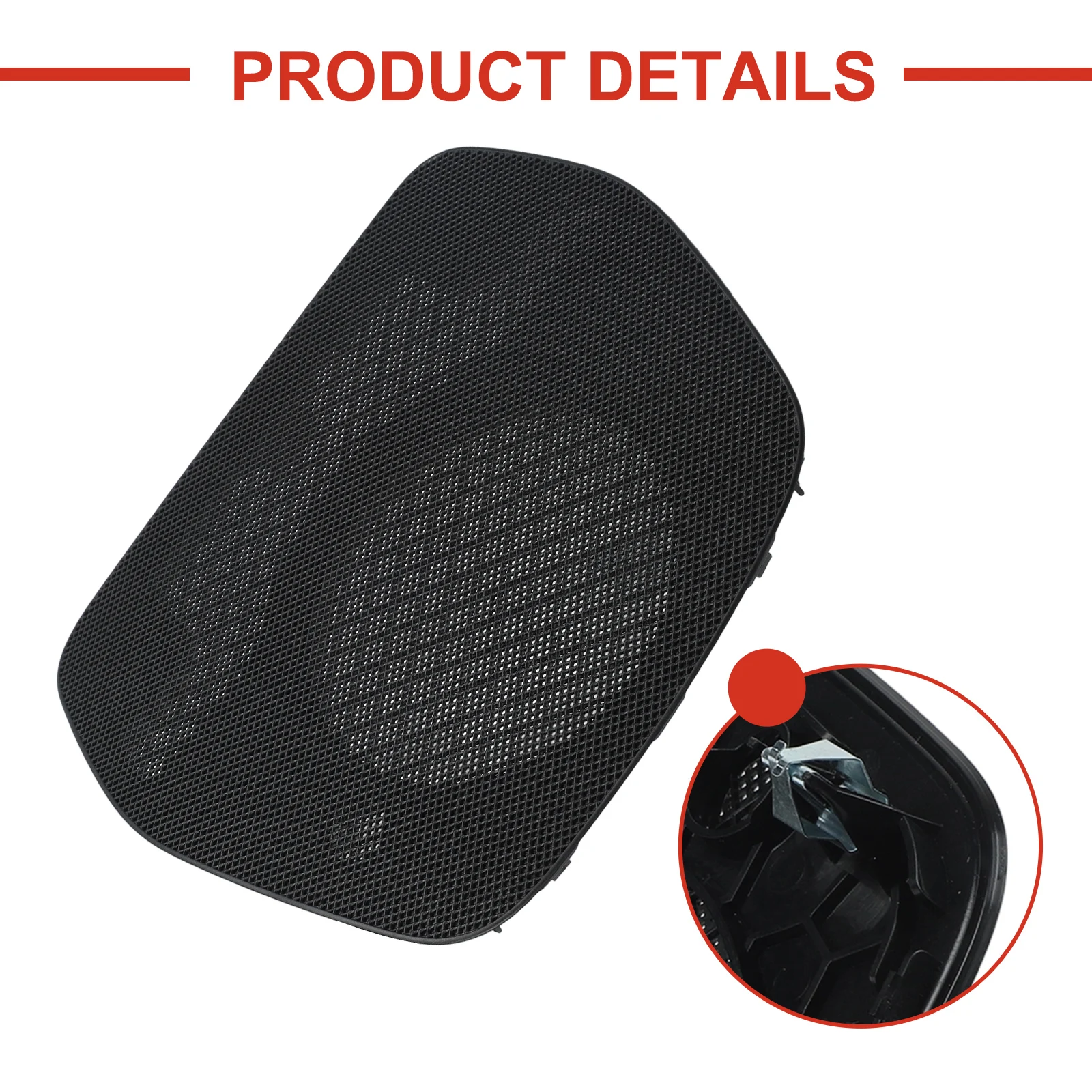 메르세데스 W205 C 클래스 2015-2021 및 W253 GLC 2015-2021용 대시 중앙 스피커 커버 OEM 교체 부품 A2056801607