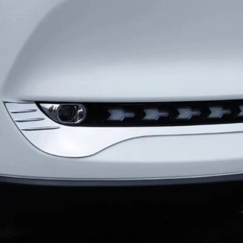 

Fog Lamp Light Foglight Eyelid Bumper Eyebrow Frame Trim Strips For Mazda CX-5 KF CX8 2017-2021 Car Accessories Exterior Sticker