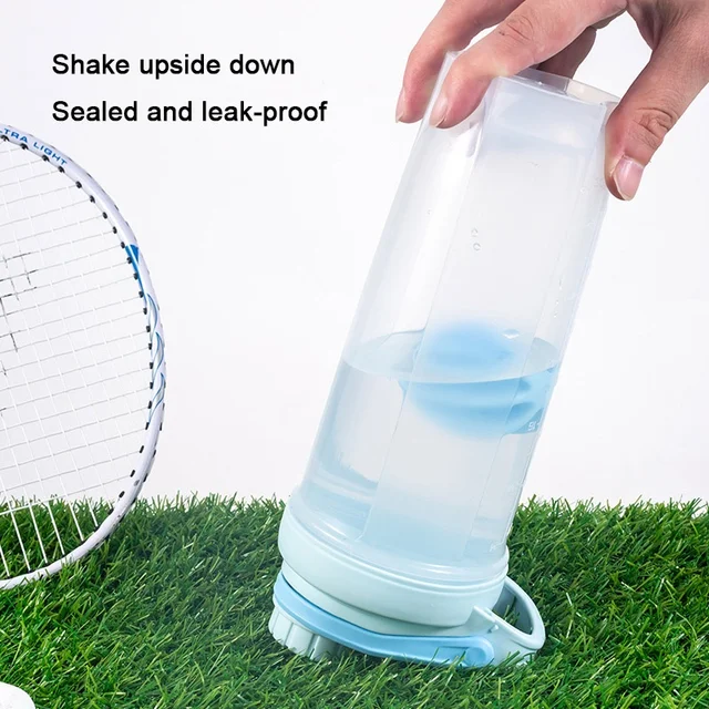 Creative Portable Shaking Cup with Handle Graduated Convenient and Practical Cup Sealed and Leak-proof Solid Color Water Cup 6