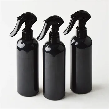 300ml Black Hairdressing Spray Bottle - Refillable Mist Dispenser for Salon, Professional Styling Water Sprayer 1