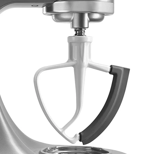 KitchenAid 틸트 헤드 스탠드 믹서용 플렉스 엣지 비터 플랫 비터 보울 스크레이퍼 4.5-5쿼트(실리콘 엣지 포함)