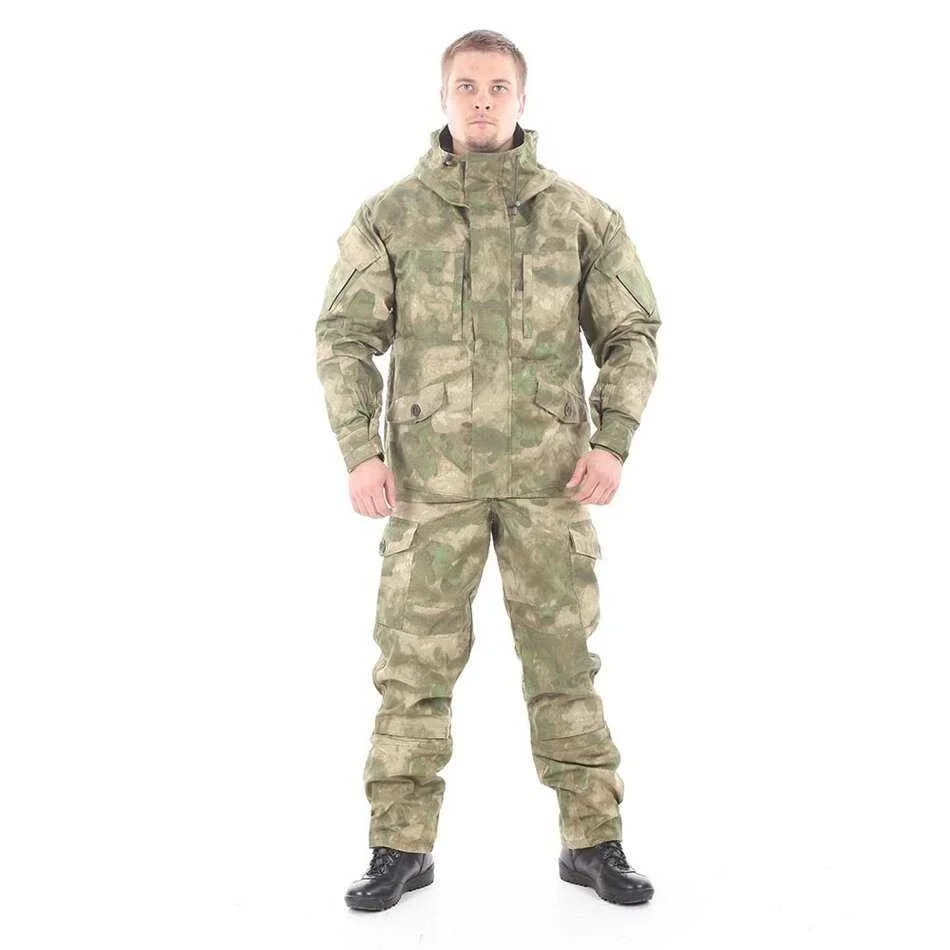 

Fleece Gorka 5 Suits Winter Wind Waterproof Ski Rip Stop Military Combat Uniforms Working Hunting Clothes Army Training