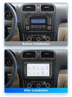 2 DIN auto radio za VW Amarok Caddy Golf 5 6 Plus GTI R Rabbit Skoda Yeti Octavia Seat 2