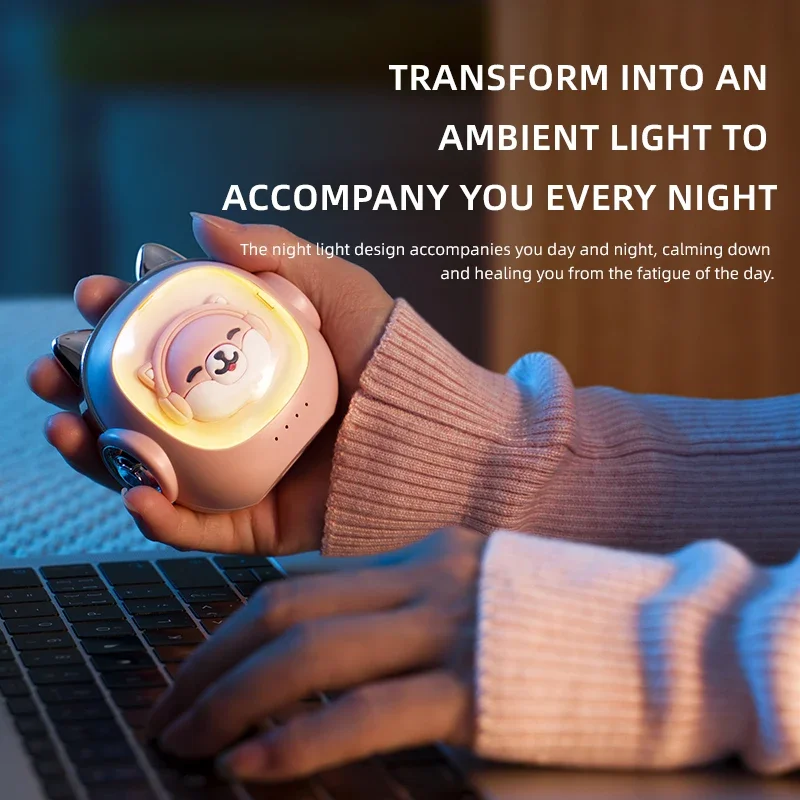 Electric Hand Warmer 2 in 1 Rechargeable Pocket Hand Heater Fast Heating Heater Winter Warmer Hotel Bedrooms