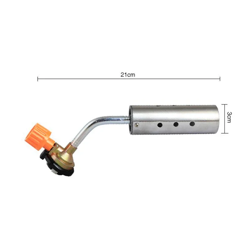 Butane torch outdoor camping BBQ flame gun welding brazing gas torch lighter adjustable flame