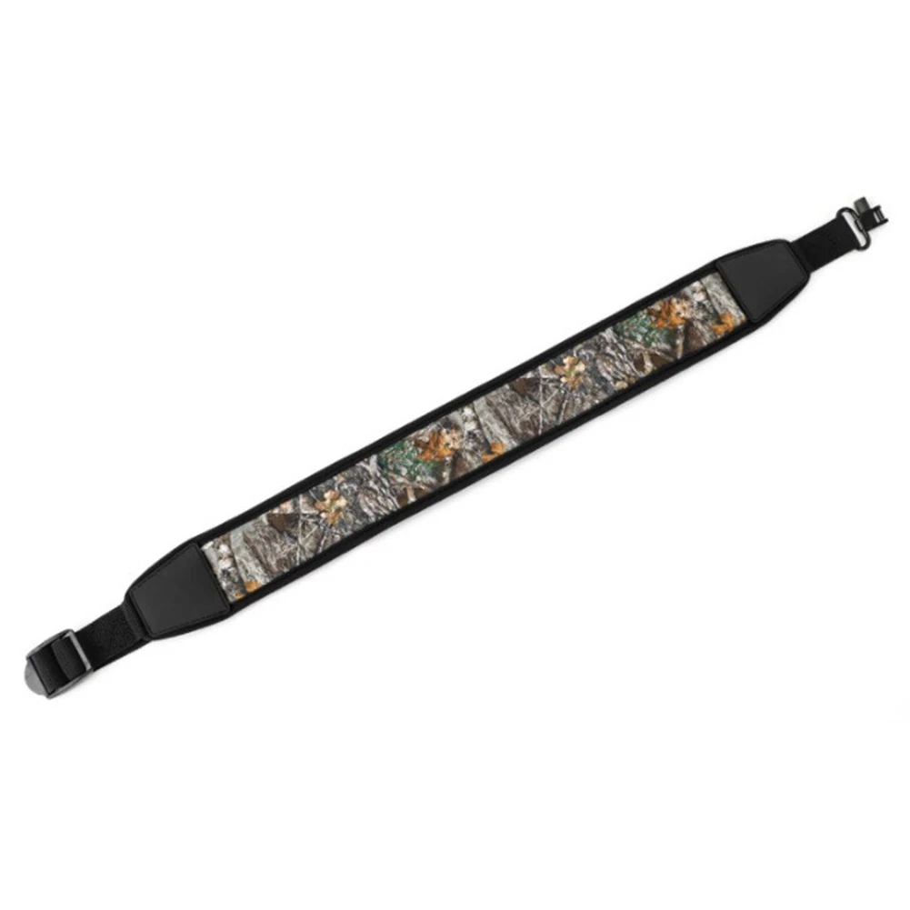 

1Pc Two Point Camouflage Hunting Sling With Swivels Non-Slip Shoulder Padding Strap Non-slip Backing Length Adjuster Swivels