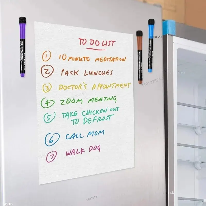 12 Colors Band Magnetic Whiteboard Marker Erasable Water-Based Drawing Pen