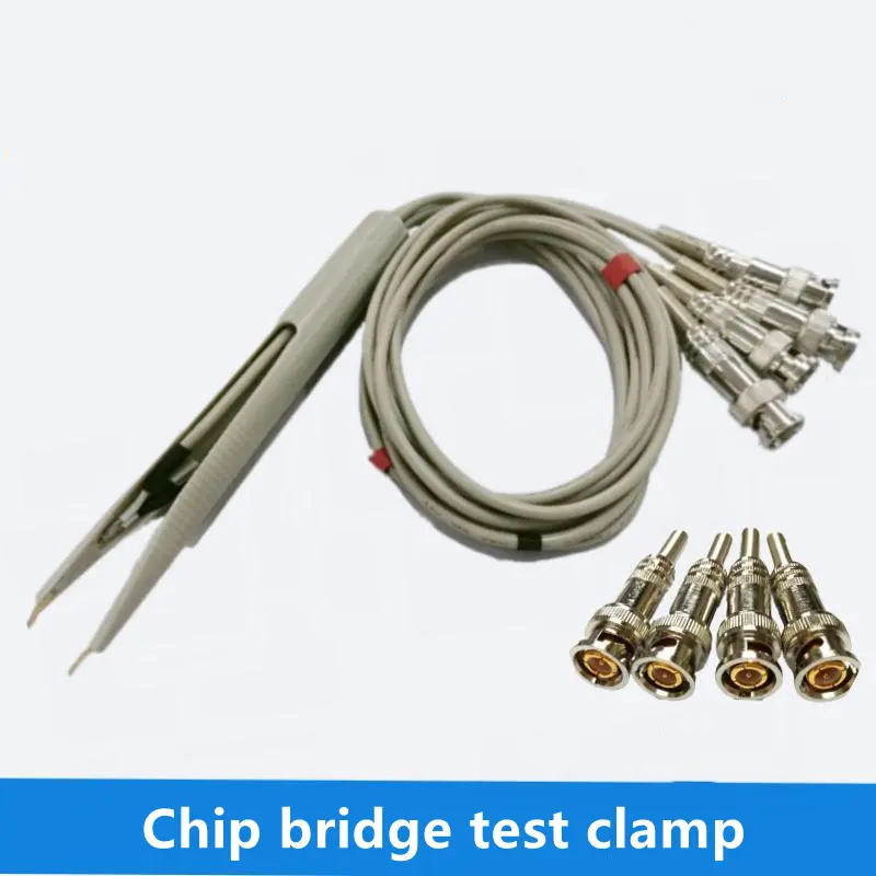 Kelvin LCR Test Leads/Lead Probe Clips/Four-Terminal Banana Test Clips, 4 BNC Ports, Capacitor Resistor Four-Wire Connection image 8