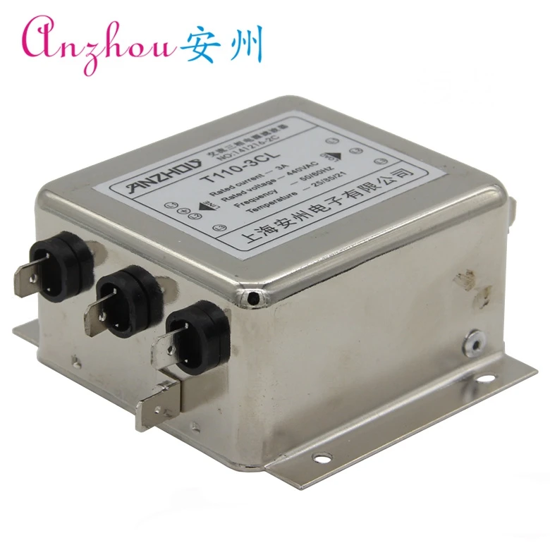 

Anzhou 6A/10A трехфазный источник питания EMI Filter T110-3CL/T110-6CL/