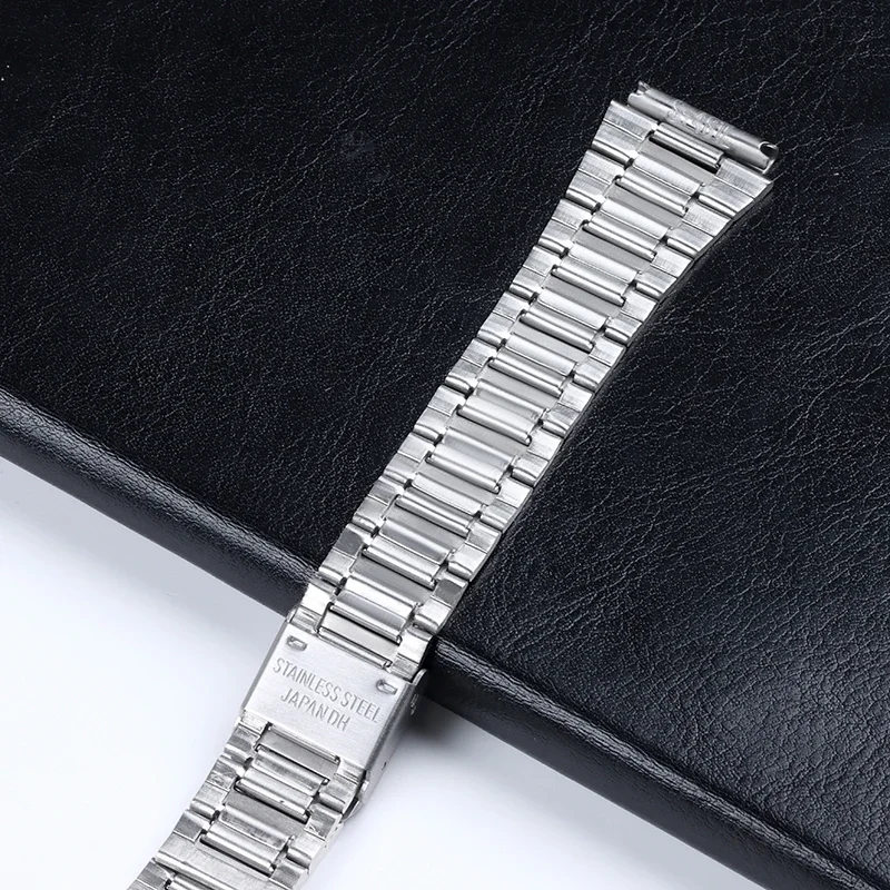 Sleek 18mm Stainless Steel Metal Watch Band - Premium Universal Bracelet Accessory