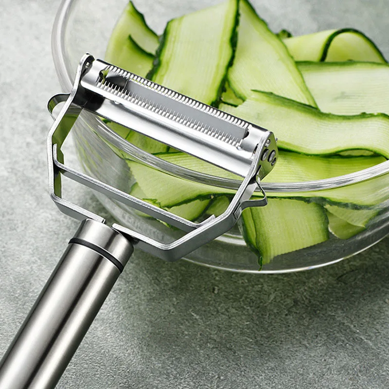 Kitchen Vegetable Peeler Stainless Steel Melon Planer Double-Head Potato  Peeler Multifunction Fruit Peeler Kitchen Accessories - AliExpress