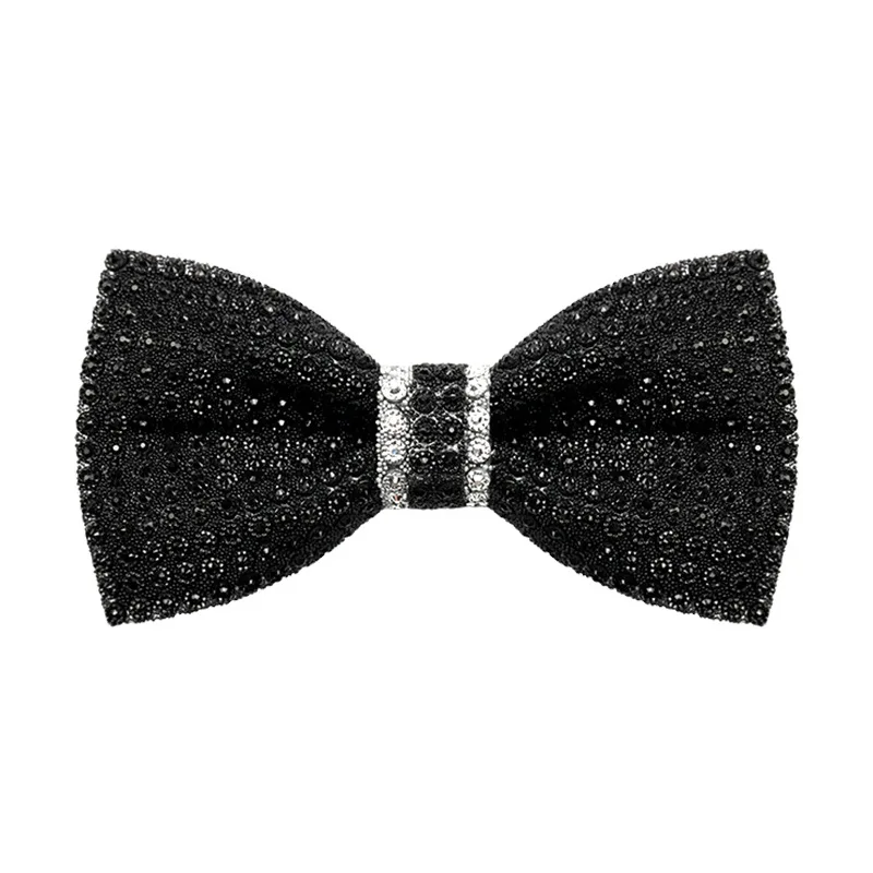 child children small girl boy Super flash diamond male groom groomsman officiates formal wedding bow tie pot bow