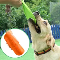 Pet Dog Flying Disk Toy Silicone Dog Cat Toy Dog Game Flying Discs Resistant Chew Puppy Training Interactive Pet Supplies 2
