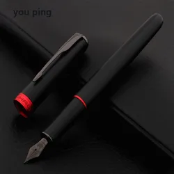 Elegant Luxury Black and Red Fountain Pen for Office and School Supplies (B-1)