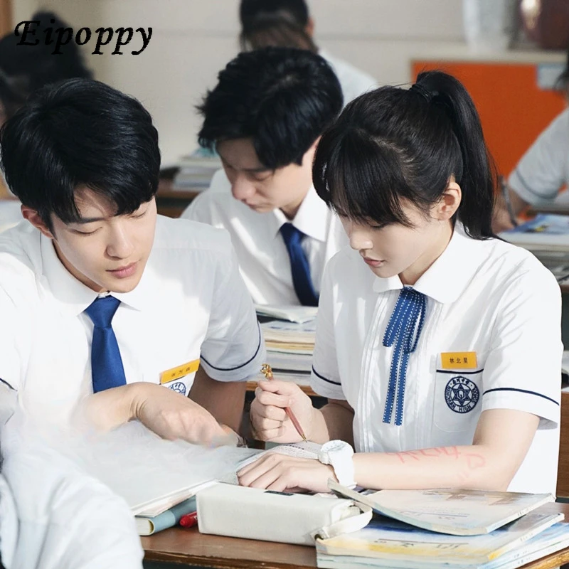 School Uniform Shirt High School Student Graduation Class Uniform Set