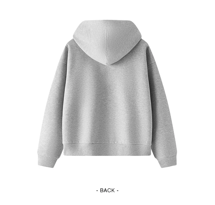 Women Hooded Jacket – Lightweight Spring Casual Coat With Loose Drop Shoulder
