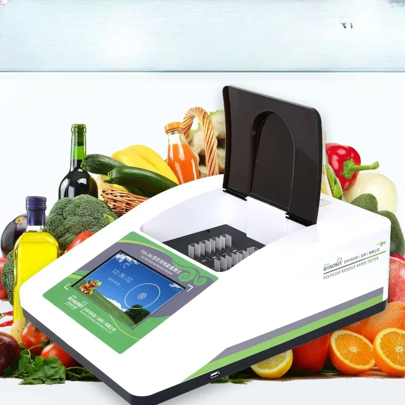 

Pesticide residue detector, food safety speed tester, fruit, vegetables, tea, meat, heavy metals, veterinary drug tester