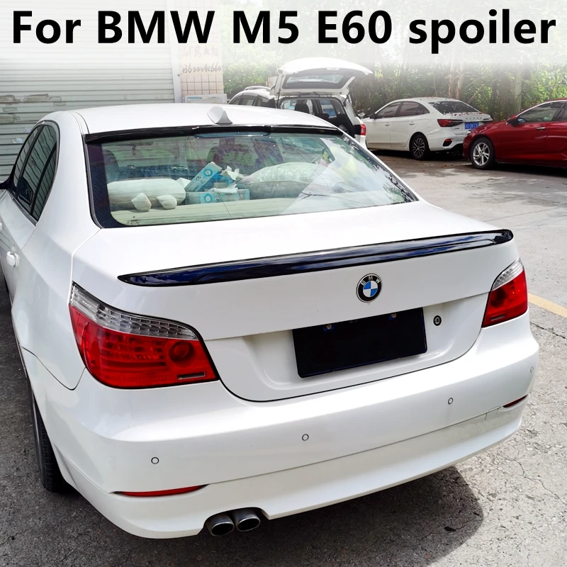 Per Bmw E60 M5 Spoiler Abs Materiale Auto Ala Posteriore Primer Colore Spoiler Posteriore Per Bmw E60 520I 528I 535I 530I 525I Spoiler