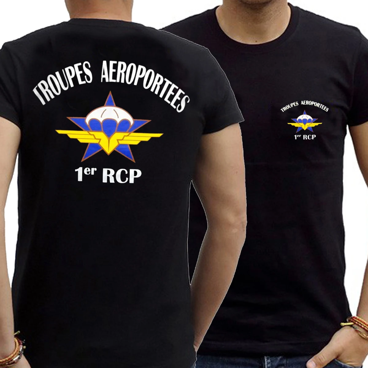 French Foreign Legion 1er RCP Paratroopers Regiment T-Shirt New 100% Cotton Short Sleeve O-Neck Casual Mens T-shirt Streetwear