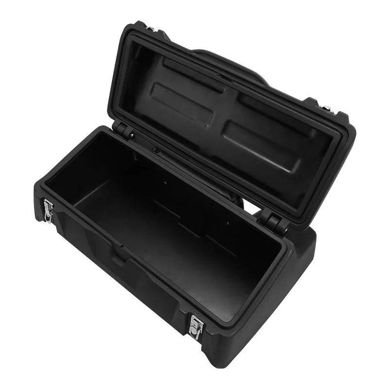96L ATV Rear Passenger Backrest Cargo Storage Helmet Trunk Box Luggage Lounger - Image 2
