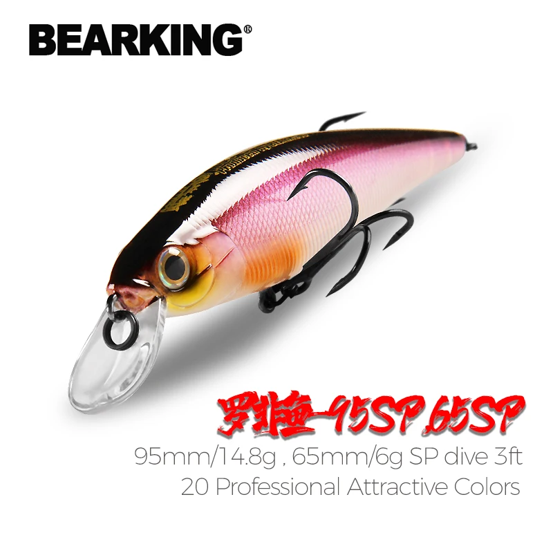 Iscas Minnow Crankbait - Kit Com 7 Peças Para Pesca De Truta E Robalo