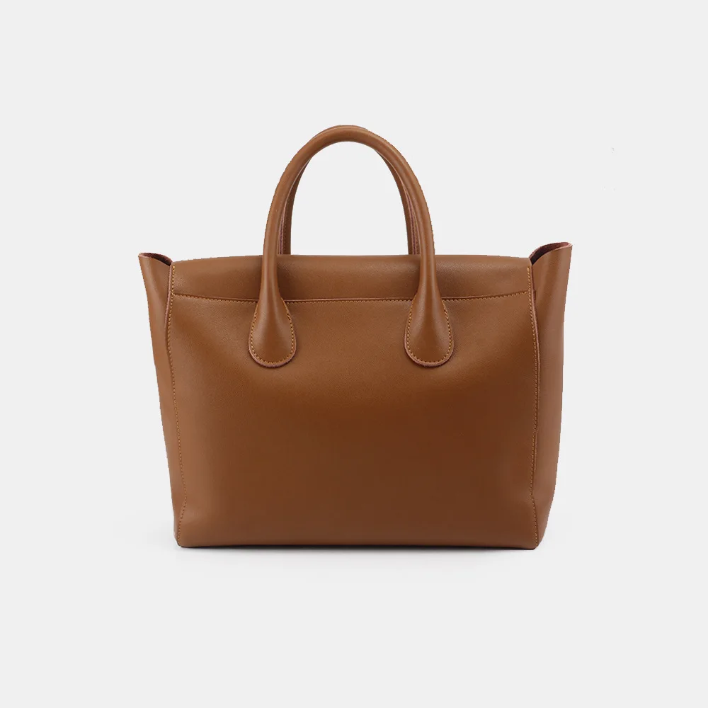 Y2k Bag Women's One Shoulder Handbag Crossbody Clutche New Genuine Leather Fashionable Trendy Commuting Exquisite Classic Style