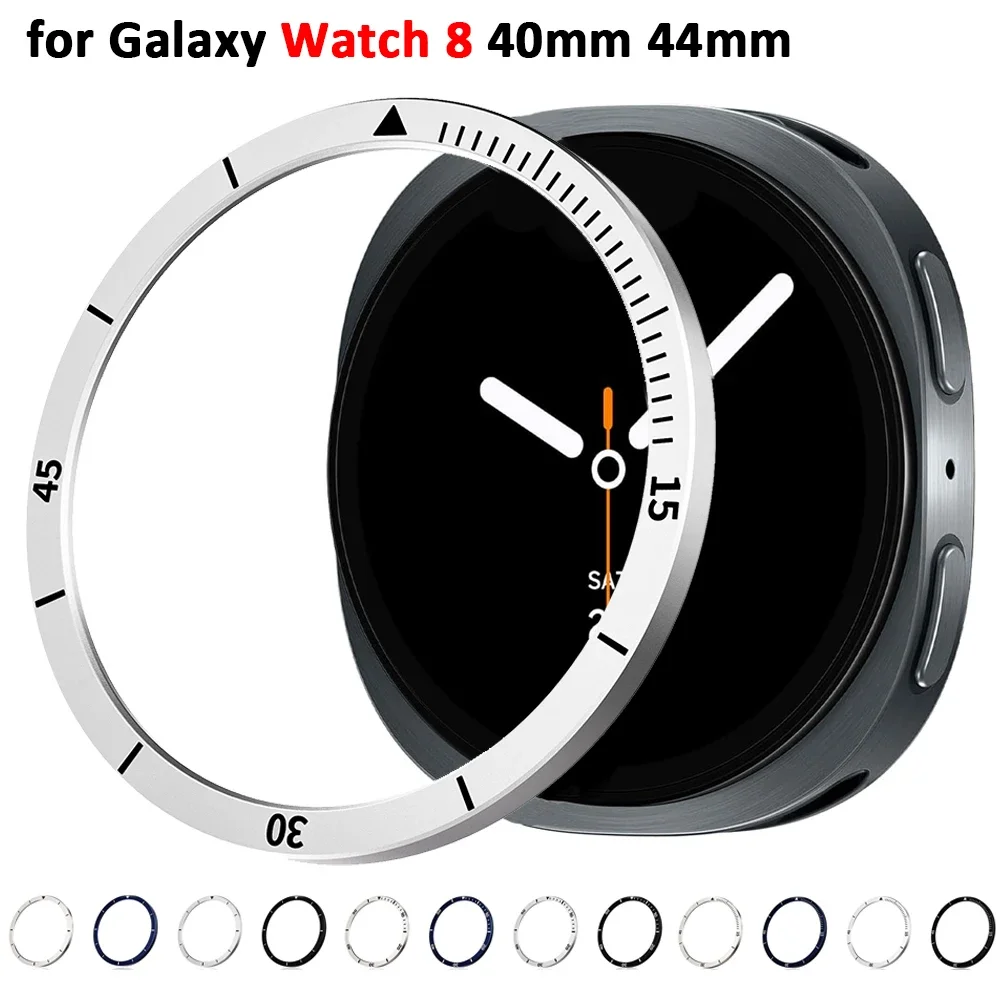 Decorative Stainless Steel Metal Bezel Ring - Protective Cover and Watch Accessory