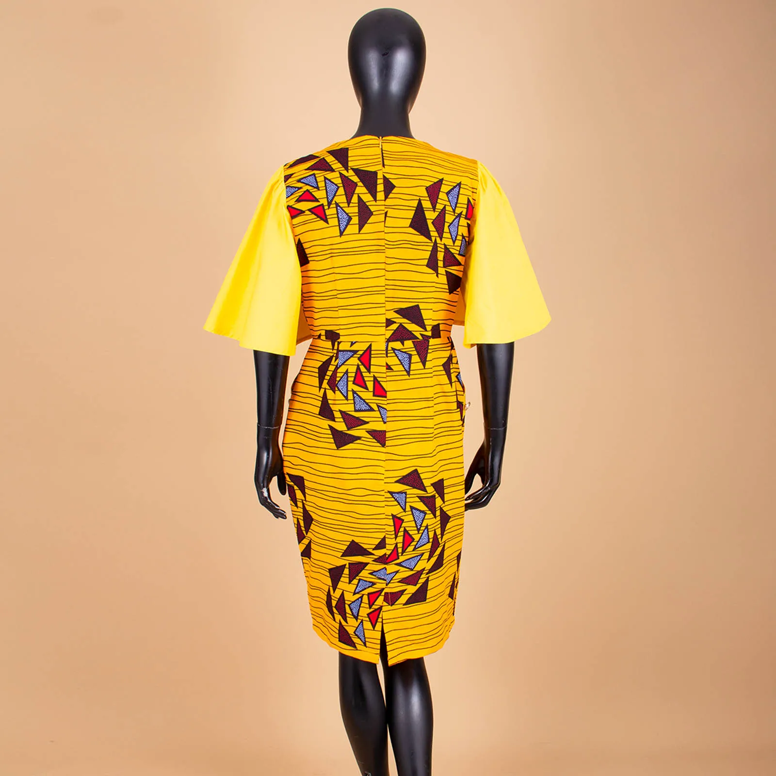 Tiana™ Ankara Midi Dress – Prestigestylefashion