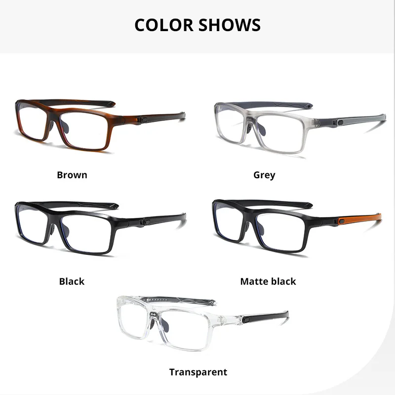 TR90 Sports Glasses Frame Men 0 Diopters Blue Light Blocking Radiation Protection Spectacles Women Anti-slip Eyewear eyeglasses frames eyeglass frames