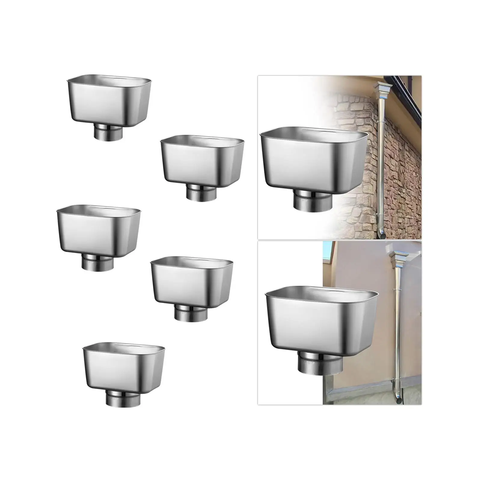 Drain Gutter Downspout Adapter Rainwater Connector Portable Practical for