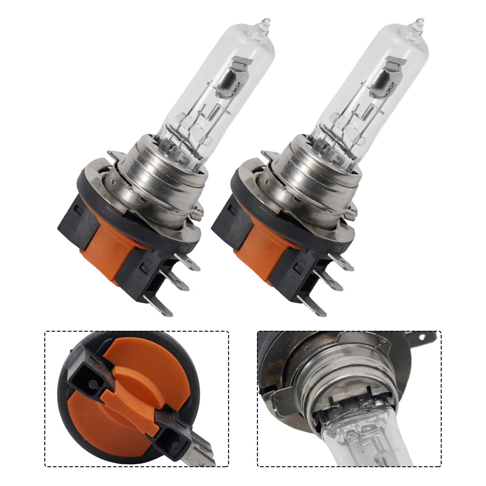 

Durable Halogen Bulb Headlight Bulbs 12V 15/55W 3200K Cars Accessories Stainless Steel/plastic Yellow Car Lights