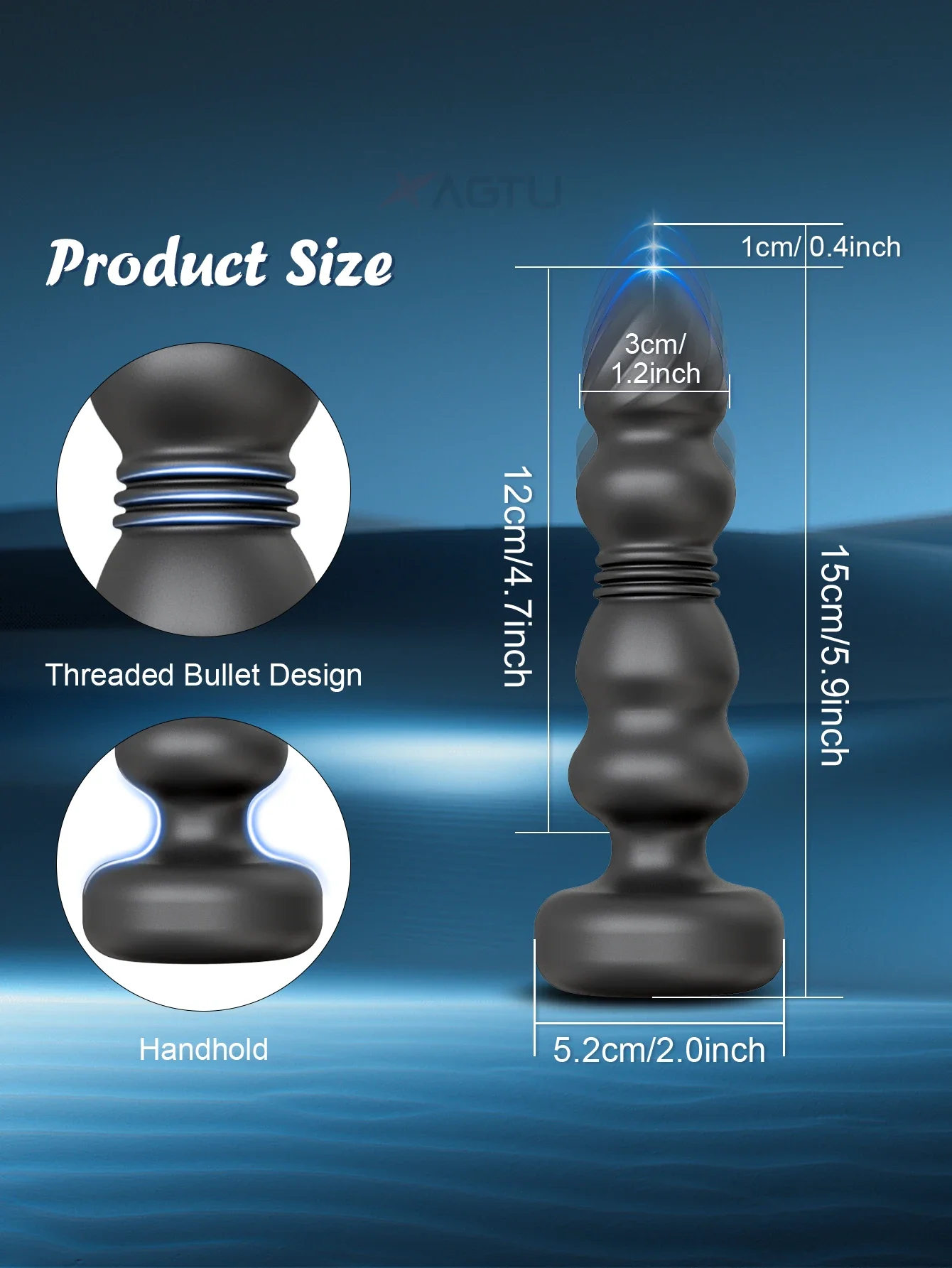 Thrusting Butt Plug Vibrator Anal Beads Male Prostate Massager Telescopic Vibrating Anal Plug Stimulator Sex Toys for Women Men Thrusting Butt Plug Vibrator Anal Beads Male Prostate Massager Telescopic Vibrating Anal Plug Stimulator Sex Toys for Women Men